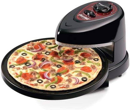 🍕 Presto Pizzazz Plus Roterende Oven – Perfecte Pizza, Snel! + Gratis Pizzareceptenboek 📕