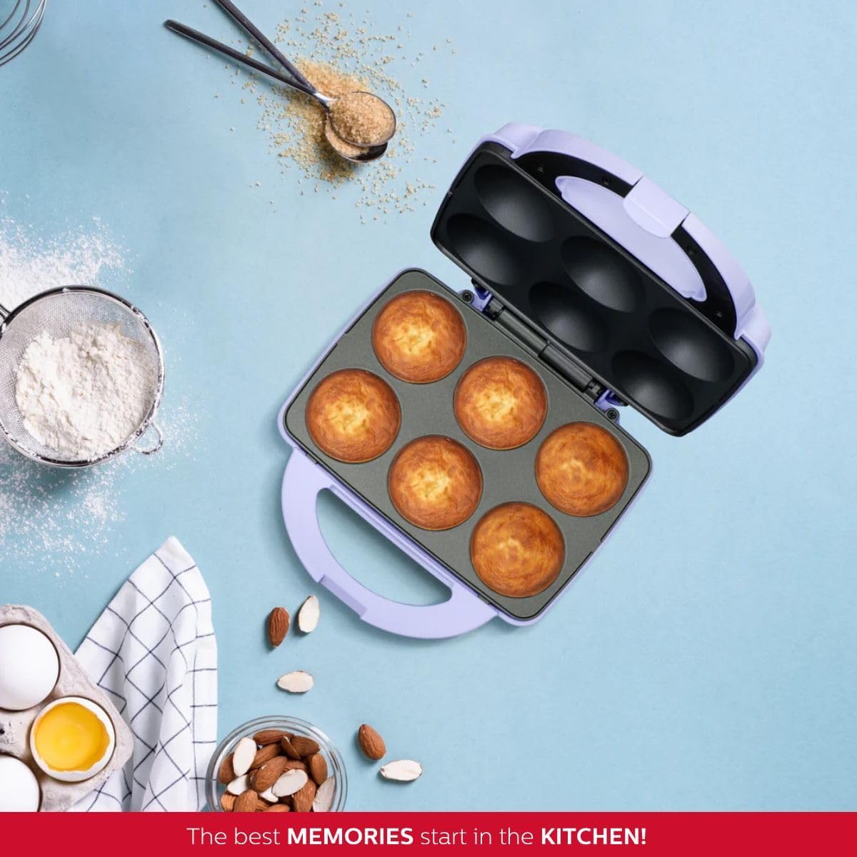 🧁 Bak Thuis Snelle Cupcakes - Holstein Cupcake Maker + Gratis Receptenboek 📕 🎉