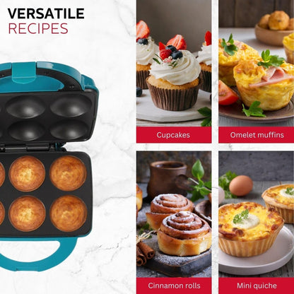 🧁 Bak Thuis Snelle Cupcakes - Holstein Cupcake Maker + Gratis Receptenboek 📕 🎉