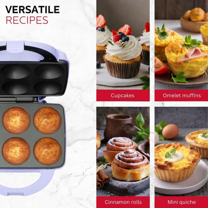 🧁 Bak Thuis Snelle Cupcakes - Holstein Cupcake Maker + Gratis Receptenboek 📕 🎉